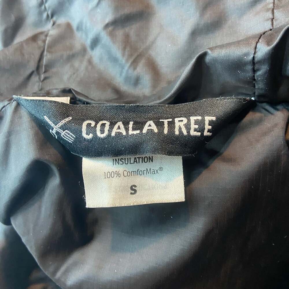 Coalatree Mtn2cty Women S Camper Jacket Puffer Insulated Solid Black Full Zip - Picture 4 of 9